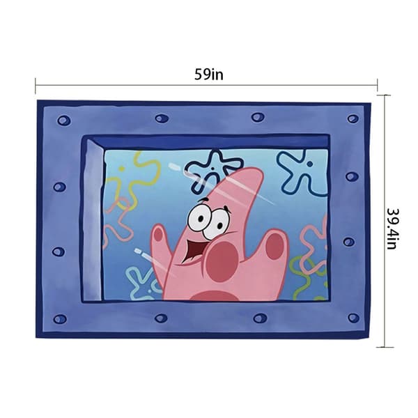 Tecknad gobeläng Roliga gobelänger Tapeter för sovsal Vardagsrum Väggdekor Patrick Star Patrick Star 150x100cm