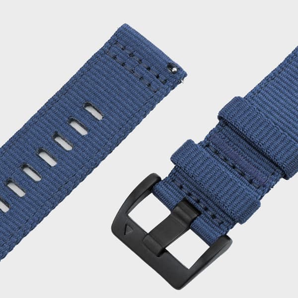 Nylon urrem til Garmin Forerunner 255/265/245 Smartwatch Blå M Blå Blue M