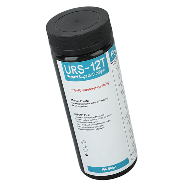 100 st Urinteststickor Snabb Diagnostisk Urinteststicka Portabel 12-Parameter Glukosteststickor för Hem-, Sjukhus- och Laboratoriebruk 0.1
