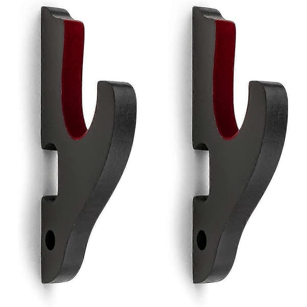 Katana väggfäste med vadderade krokar justerbar 2-vånings 2-pack