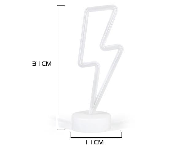 LED flash-skiltformet dekorativ lampe varm hvid