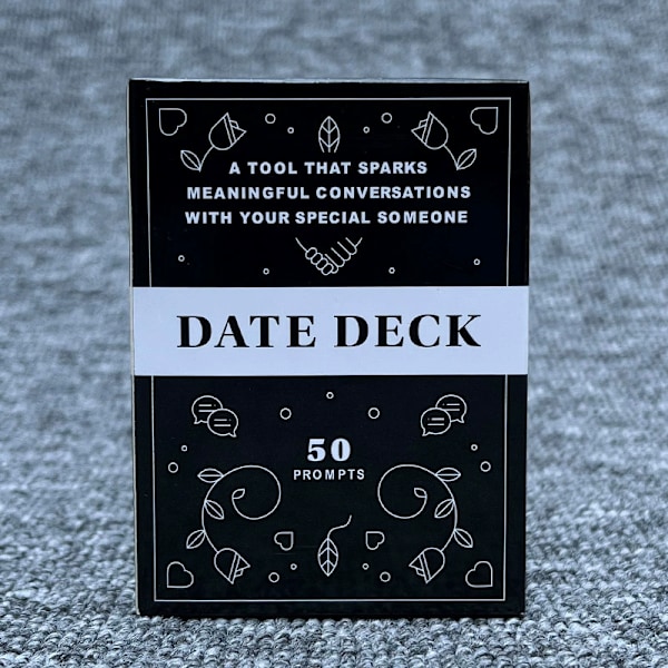 Intimitetskortlek från BestSelf, engelskt romantiskt par, kärleksfull dialog, spel, brädspel, kort date deck