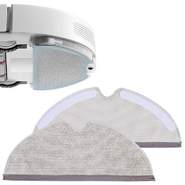 5-pak - Moppeklud til Xiaomi Roborock S5, S6, S50, S51, S55, MaxV grå gray