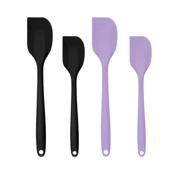 2-pack Silikon Bakskrapa Lila Purple one size