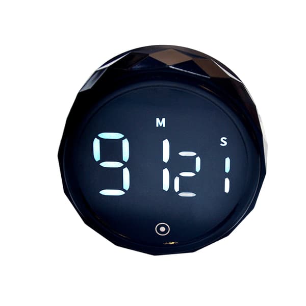 1/2/5 Digital Dekktimer Tidsmåler LED Restaurant Kalkulator Svart Black 1Set
