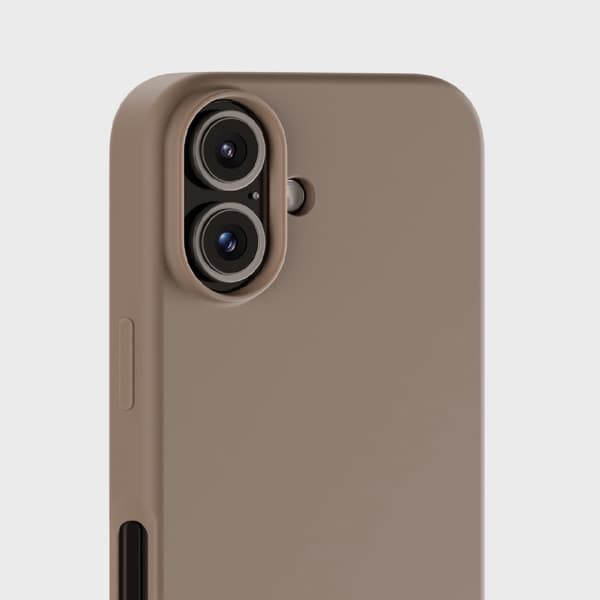 held iPhone 16 mobildeksel silikon mokkabrun Brun Silikon