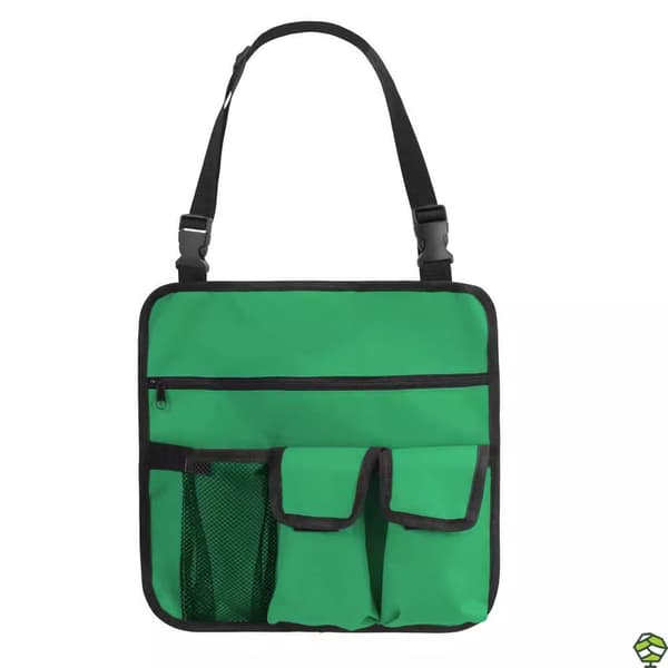 Hængepose til campingstol, sidetaske til armlæn, strandfodovertræk Green