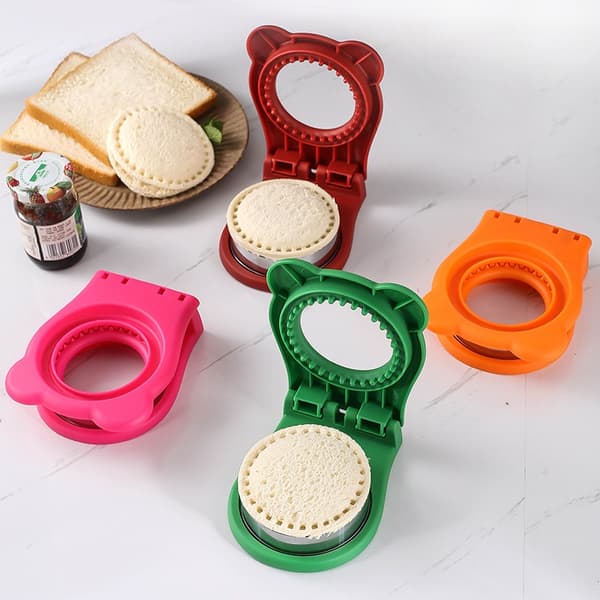 Sandwichkutter og forsegler Uncrustables Maker Skorpefri brødkutter Sandwich Decruster For barn Tilbake til skolen Bento Box Tilbehør