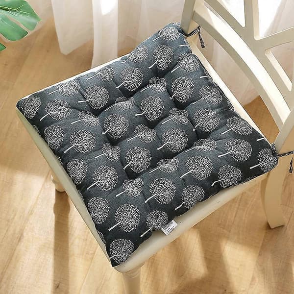 Set med 6 Stolsdynor 40 x 40, Dekorativa Dynor Stolsdyna Trädgårdsdynor, Polyester