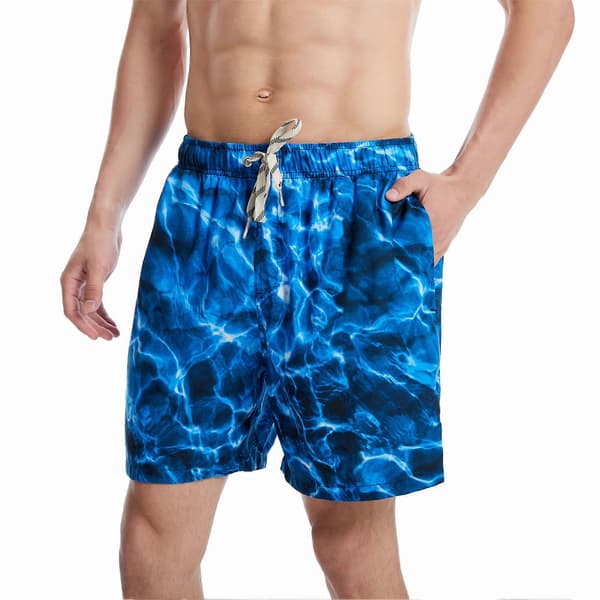 Badeshorts til mænd, afslappede, åndbare badebukser, hurtigtørrende surfbukser XL