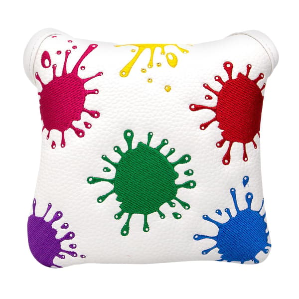 1/2/3/5 Golf Mallet Putter Hode Deksel For Golfkølle Hvit putterdeksel White putter cover 1Set