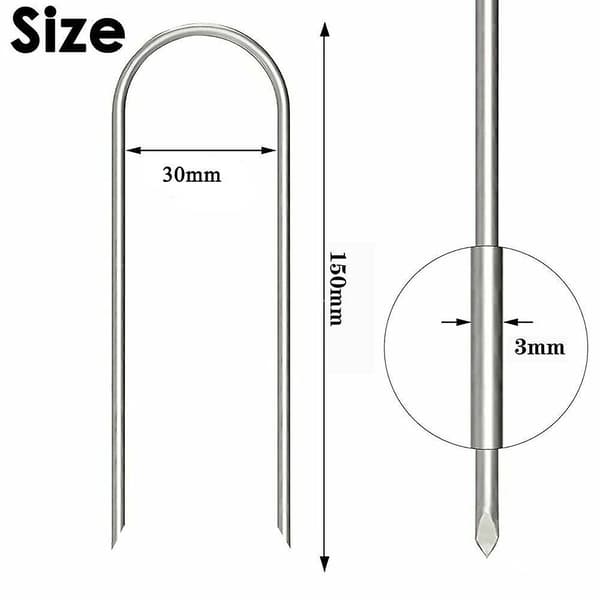 10x jordankere, jordplugger, teltplugger, ståljordankere, teltplugger