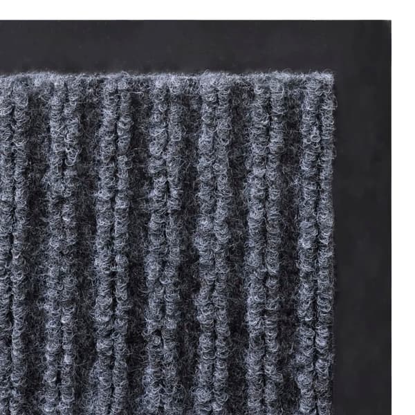 vidaXL Dörrmatta PVC Grå 90 x 120 cm Grå Gray gray