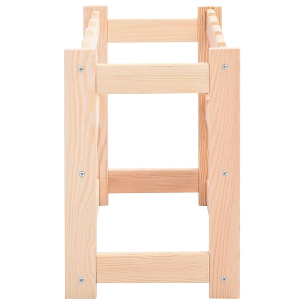 Viiniteline 12 pullolle, mänty Beige beige