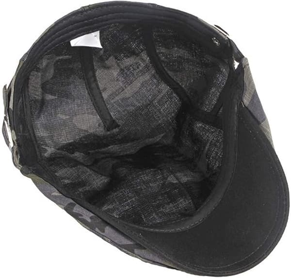 2-pack Herr bomull platt keps Ivy Gatsby Newsboy Hatt, grå