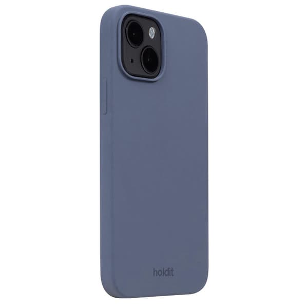kompatibelt håll iPhone 15 Mobilskal Silikon Pacific Blue Blå Silikon