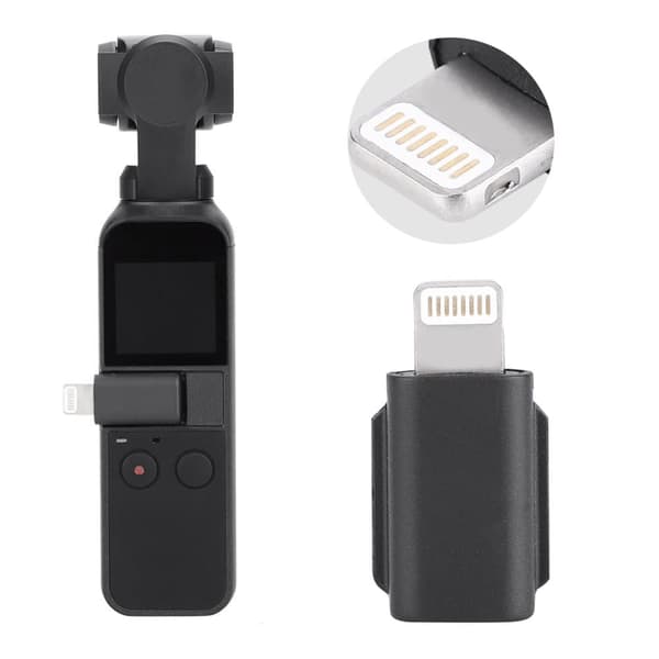 Telefon Jack Adapter til DJI OSMO Pocket til iPhone Smartphone (Lightning)