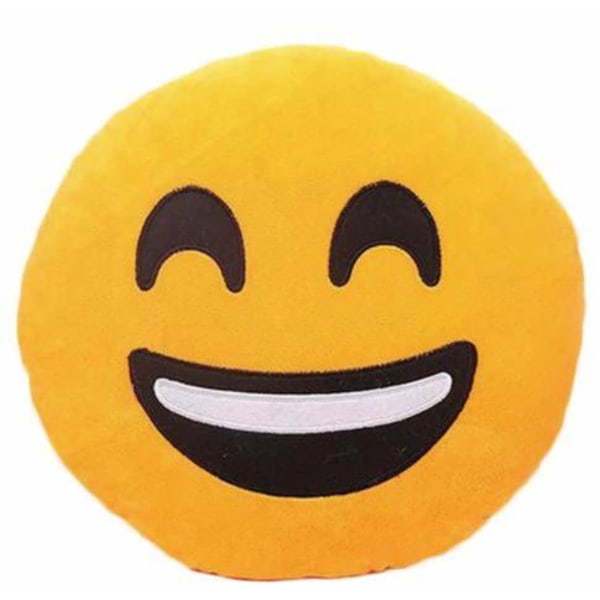Emoji kuddar | Kudde | Stor 38 cm | Glad