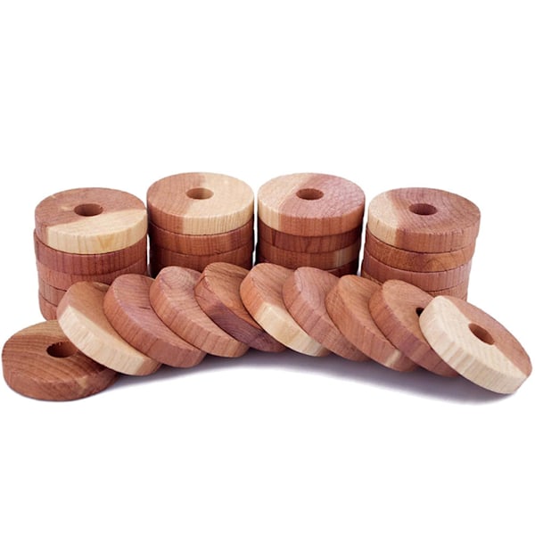 Cederträbrickor Anti-insekt och fuktabsorberande 10-PACK Brun