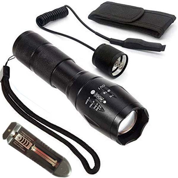 850nm IR Ficklampa Infraröd Ficklampa Zoombar Mörkerkamera