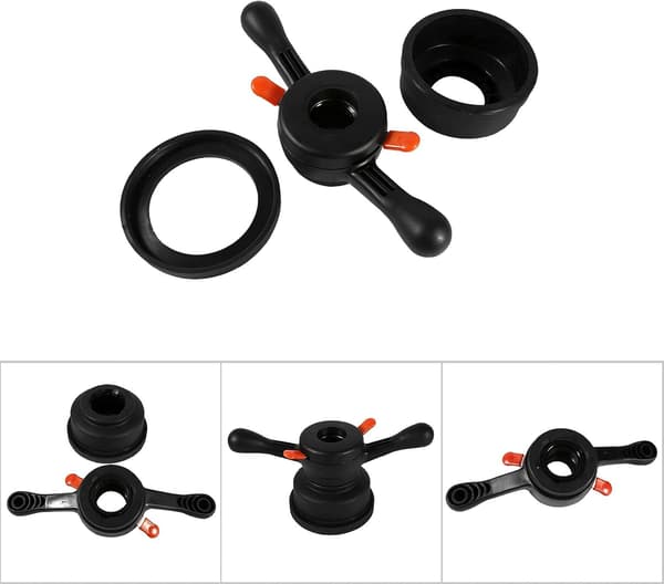 Däckbytesverktyg, 36 mm snabbkopplingsnav vingmutter hjulbalanserare däckbytesverktyg (delning 3 mm)