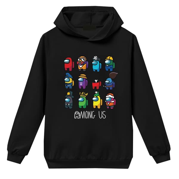 Among Us Hoodie Långärmad tröja, barnpresent