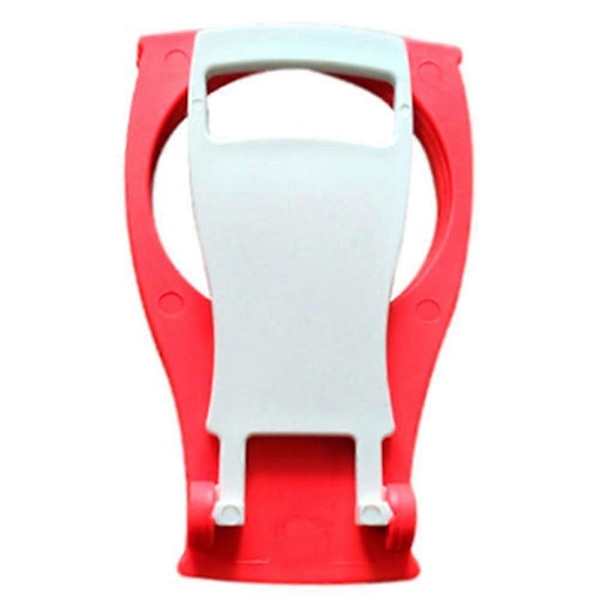 Hopfällbar Mugghållare/Bärbricka Takeout Kaffe Dryck Öl Dryckeshållare för 3/4 Muggar Pink 1pc