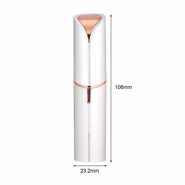 Epilator, Trimmer til øjenbryn/ansigtshår/næsehår/bikinilinje white