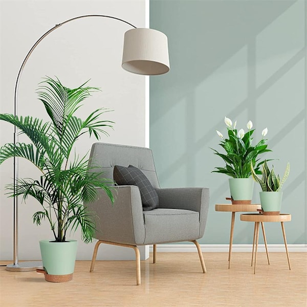5-pack - Självvattnande Kruka / Självbevattning / Blomvattnare Vit White 5-Pack