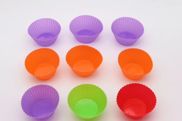 36X Silikone Muffinforme Cupcake Dessert Bageform Foringskopper Mini Muffins Bageforme