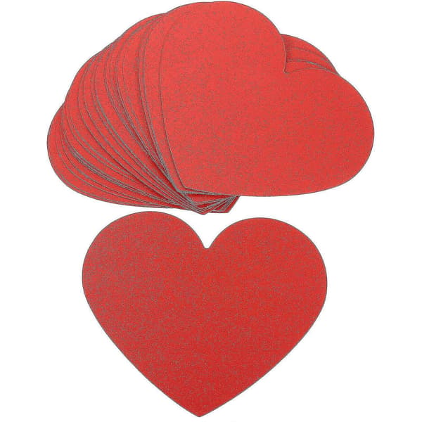 40 stk hjerteformede kort Valentinsdag gavekort blanke hjerteformede kort hjertepapirutklipp