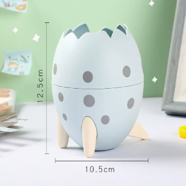Söt och stilren pennhållare i form av ett dinosaurieägg B-Blue