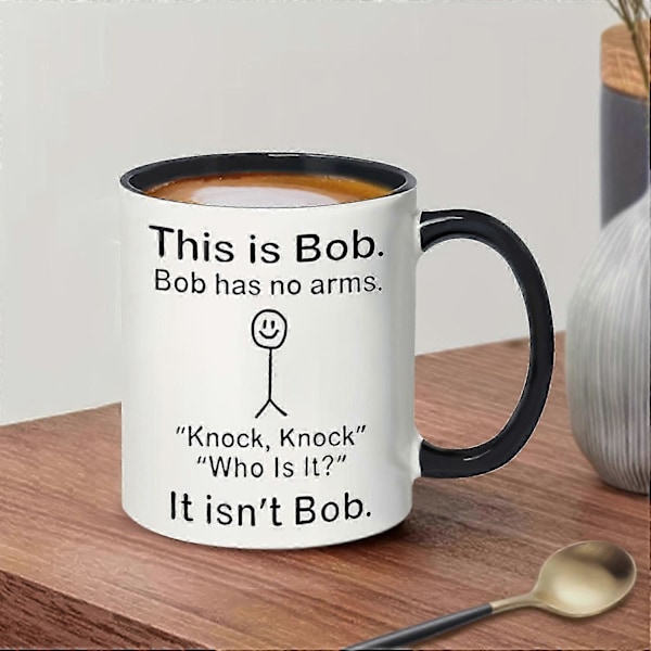 1 st, Detta är Bob Rolig Kaffemugg, Keramiska Kaffekoppar, Vattenkoppar, Sommar Vinter Dryckesartiklar, Födelsedagspresenter, Julklappar, Nyårspresenter, Alla hjärtans dag'