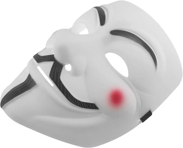 Hacker Mask V for Vendetta Mask för barn kvinnor män Halloween kostym