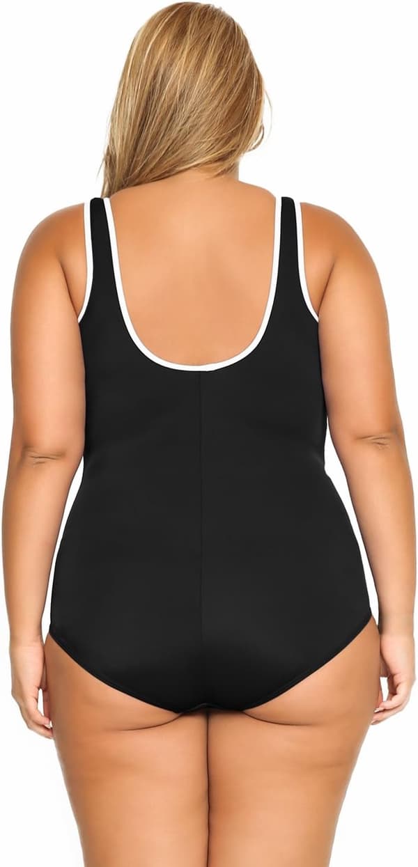 Badedragter til kvinder med indbyggede skåle Plus Size