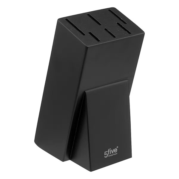 Knivställ med 6 Knivar - Set Black Svart