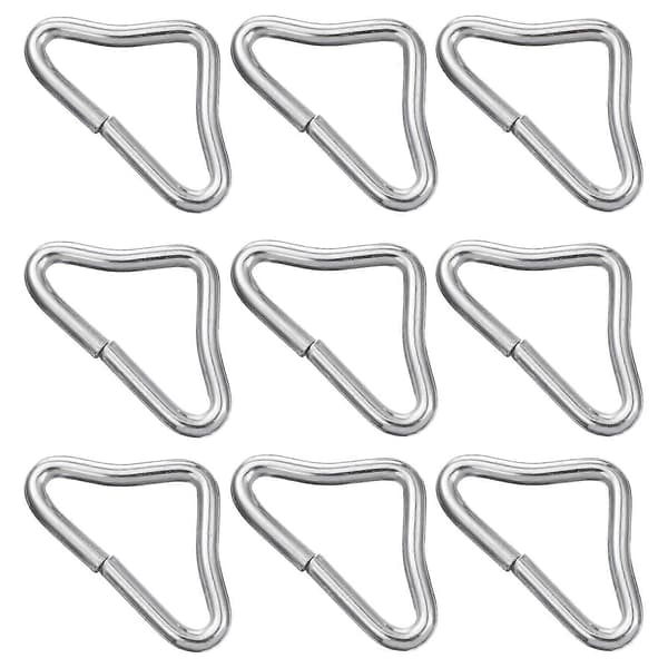 20 stk. trampolin springmåtte bungee seng mesh stof spænde trekant ring dele