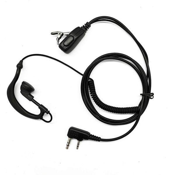 Walkie-Talkie Headset för UV-5R UV5R UV-5RE 2-vägs radiotillbehör hörlurar med PTT Mic K-Type Plug Intercom hörlurar