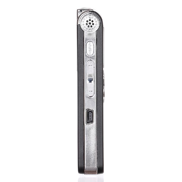 Bærbar digital stemmeopptaker, 8 GB lydopptaker, MP3-spiller, LCD stemmeopptaker (sølv) A2 8GB