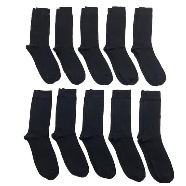 Bambusukat 10 paria (musta) Musta Black 35-38