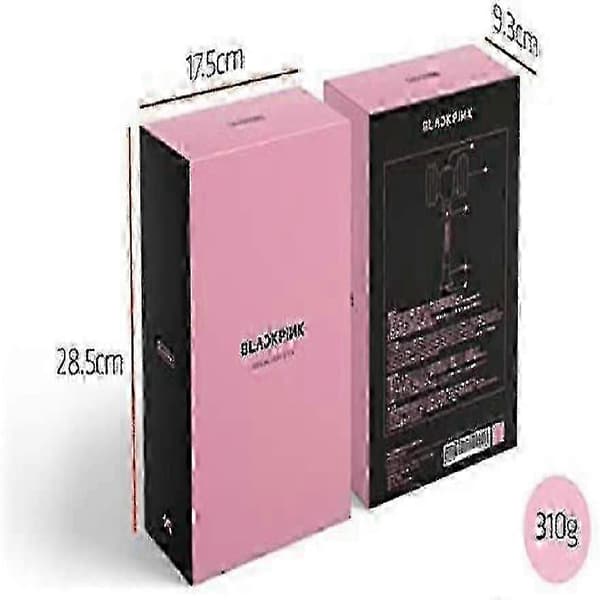 Lyspind hjerteformet hammer, Kpop LED koncertlampe, fluorescerende lyspind scenelys, bærbar ventilator lyspind gave til koncerter
