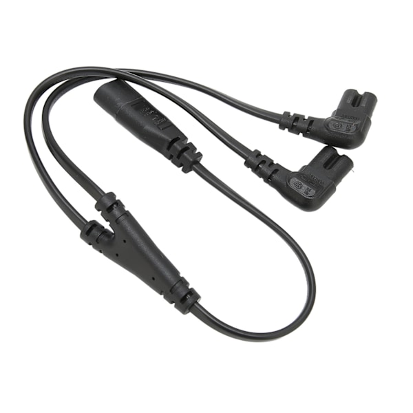 IEC320 C8 till Dubbel C7 Kabel Hane till Hona 1 in 2 Ut AC Strömsplitterkabel för LCD-skärm Skrivbordslampa 100-250V 0.2