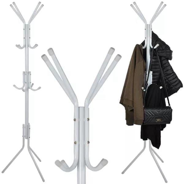 Knagerække / Tøjstativ - 170cm Vit white