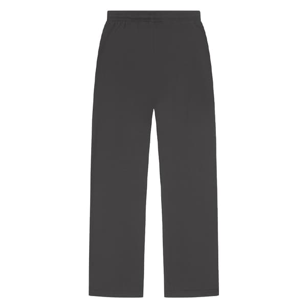 Joggebukse for menn i ringspunnet bomull, avslappet passform, kullgrå Charcoal S