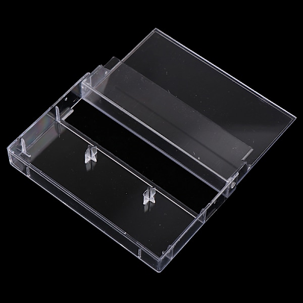 10 st inspelningskassettfodral förvaringsbox transparent D 10pcs