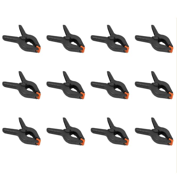 30 kpl Valokuvausstudiovalon valokuvaustaustakiinnike Taustakiinnike Musta Black one size