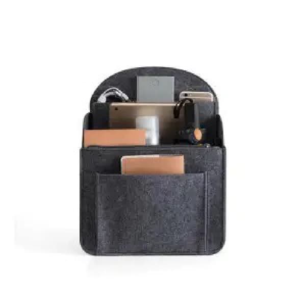Filtförvaringsväska, ryggsäck, multifunktionell organiseringsväska, exportförvaringsväska medium gray Small