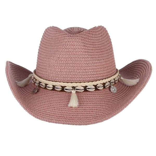 Cowboyhat, stråhat, solhat til kvinder, sommerstrandhat, westernhat, panamahat