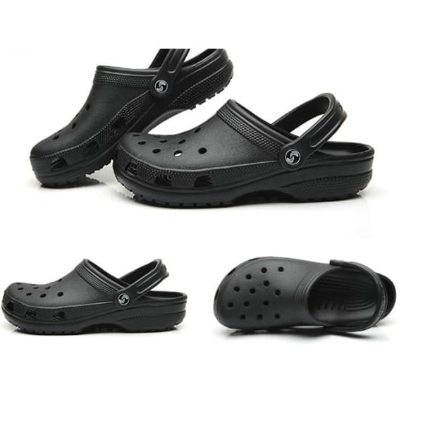 Unisex Crocs rantasandaalit (musta koko 39-40) DXGHC