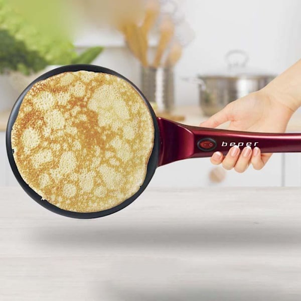 Crêpejärn - 20 cm - 800 W Red Röd